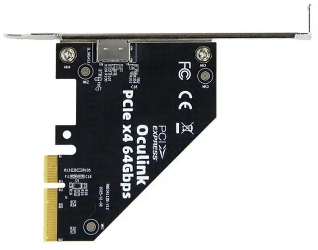 Alt view image 4 of 4 - Pcie X4to SFF 8611&8612 Adapter Card Expansion Card Pciex4/To Oculink Adapter Card PCIE External Oculink Adapter