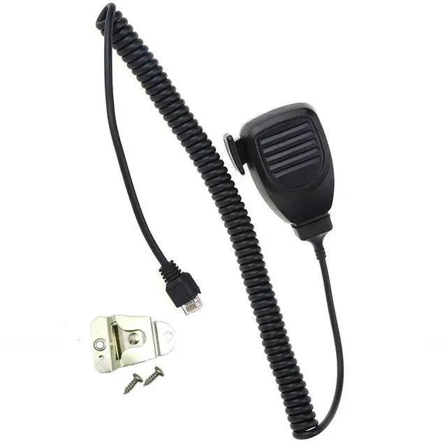 Alt view image 4 of 7 - 8 Pin Hand Mic Microphone Handheld Walkie Talkie Speaker Microphone RJ-45 Plug Speaker Mic for Kenwood Mobile Radio