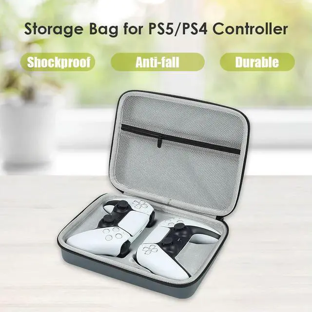 Alt view image 4 of 7 - Travel Portable Protective Carrying Case Dual Wireless Controller Hard Carrying Case for  DualShock Accessories