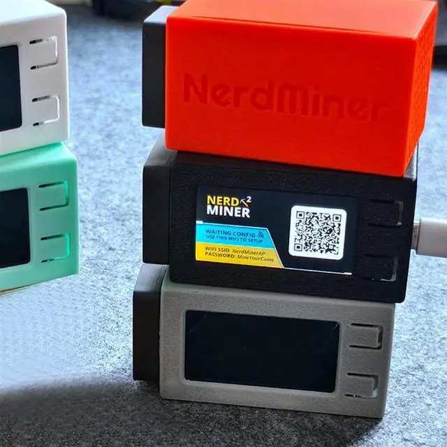 Alt view image 2 of 7 - For Nerdminer V2 Pro Miner Hashrate 78K/S BTC Lottery Solo Miner Nerd Miner with Fan Green