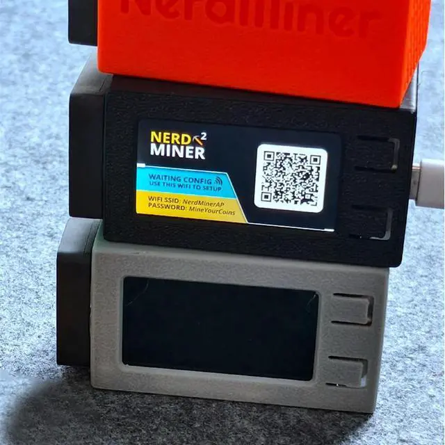 Alt view image 3 of 7 - For Nerdminer V2 Pro Miner Hashrate 78K/S BTC Lottery Solo Miner Nerd Miner with Fan Green