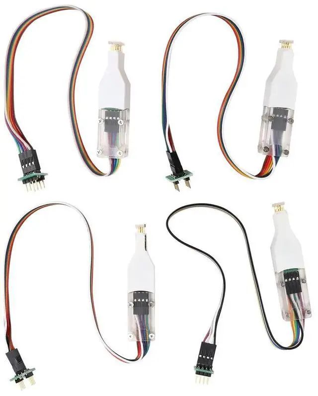 Alt view image 3 of 7 - 4pcs for Sop8 Soic8 Wson Chip Download Burn Write Probe Spring Needle Flash Eeprom Chip Burner Cable Sop8 Soic8 Chip