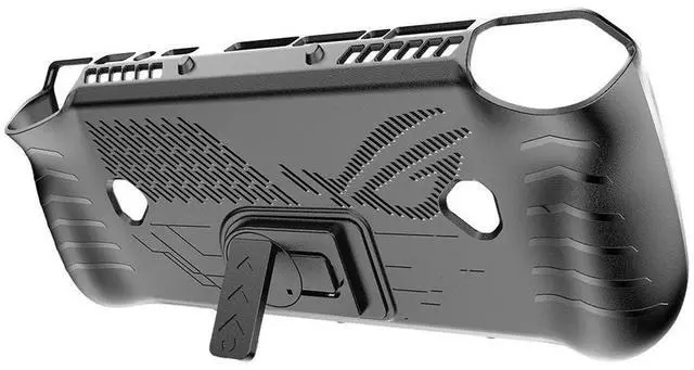 Alt view image 4 of 7 - For ROG Ally X TPU Protective Shell Anti-Scratch with Stand All Inclusive Sleeve Case with Joystick Caps & Screen Protector