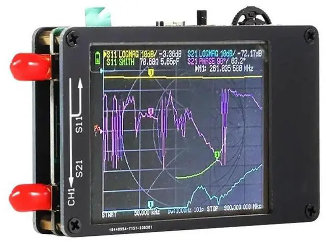 Alt view image 2 of 4 - Multifunction Upgraded Version Of Antenna Vector Network Antenna Analyzer MF VHF UHF With SD Card Analyzer Easy Install