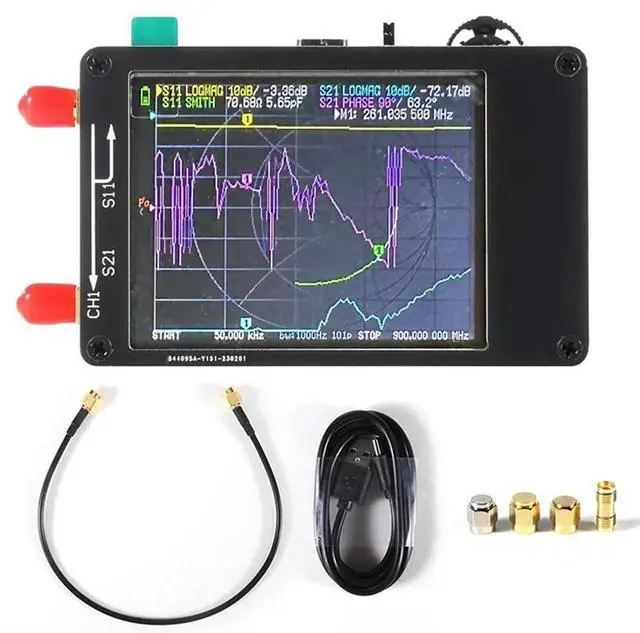 Alt view image 4 of 4 - Multifunction Upgraded Version Of Antenna Vector Network Antenna Analyzer MF VHF UHF With SD Card Analyzer Easy Install