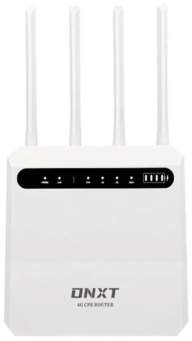 Main image of DNXT With 4G LTE CPE 5 Ports Hotspot Router Laptop Broadband Modem Sim Card With 4 Antenna EU-Plug