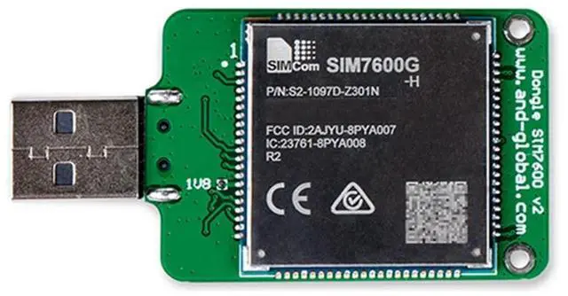 Main image of SIMCOM SIM7600G H USB Dongle HSPA+ GSM GPRS EDGE UMTS LTE 4G Cat4 Module For SIM7600 SIM7500 SIM7600X-H Series