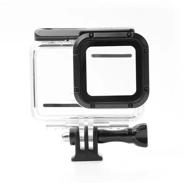 Alt view image 2 of 7 - Protective Cover Shell Waterproof Protective Shell Transparent Support 60m Snorkeling for One Rs 4k Action Camera