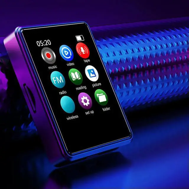Main image of MP3/MP4 Mini Portable Player Compatible with Bluetooth Sport Music Player Built in Speaker 128GB 1.77 Inch for Student Daily Use