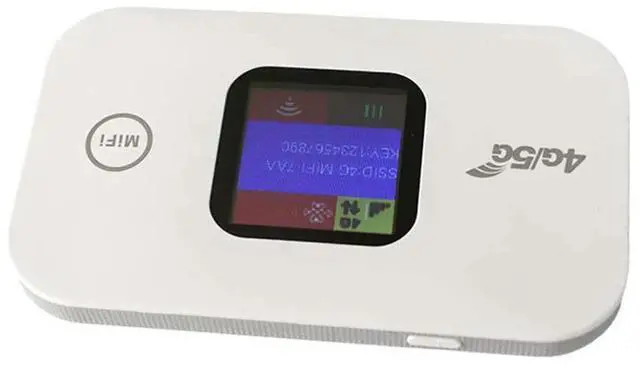 Alt view image 2 of 7 - 4G LTE Wireless 150Mbps Mini 4G Router Sim Card Slot Portable Network Hotspot Device 2100mAh Colorful LED Display