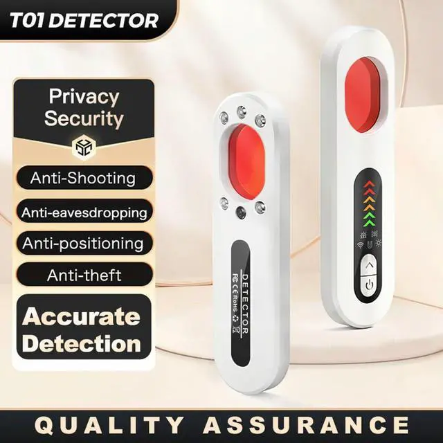 Alt view image 3 of 4 - Anti Candid Camera Detector 5 Levels Sensitivity Wireless Infrared Car GPS Tracker Detector Hidden Bug and Camera Detector