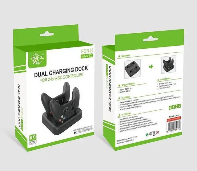 Alt view image 2 of 4 - Dual USB Type C Charger Accessories Game Entertainment for Xbox Series X Controller Charging Dock Station Stand