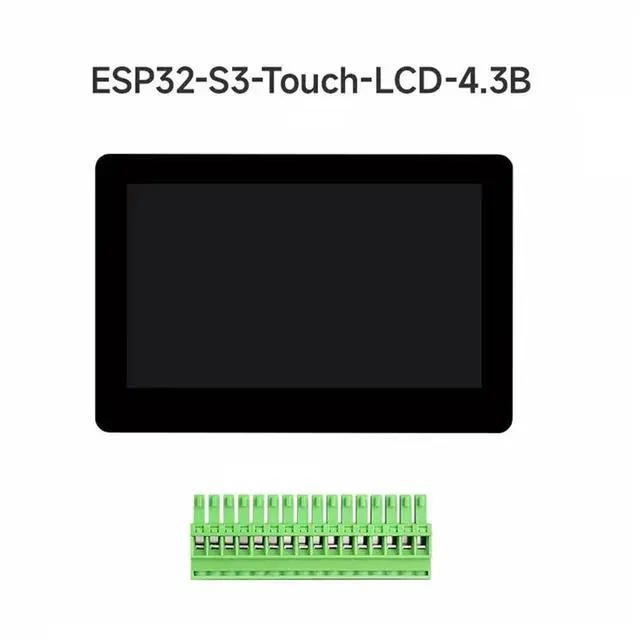 Alt view image 2 of 7 - ESP32-S3 4.3inch LCD 800x480Pixels Captive Touch Screen Development Board BTLE5.0 65K-RGB with Sensor/CAN/I2C/RS485