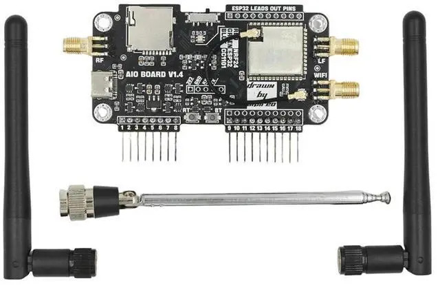 Alt view image 4 of 7 - For Flipper Zero Multiboard 2.4G Module Expansion NRF24 + ESP32 Expansion High Gain CC1101 Module
