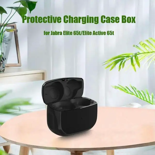 Alt view image 2 of 7 - 2021 Easy Charging Case Box Wireless Earphones Charging Box Bluetooth-compatible Earbuds Power Case for Jabra Elite 65t