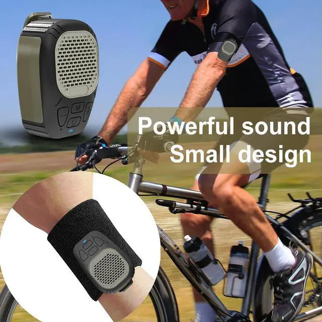 Alt view image 3 of 7 - Wearable Bluetooth-Compatible5.3 Speaker Built-in Mic Jobsite & Outdoor Wearable Speaker Mini Speaker for Hands-Free Music/Calls