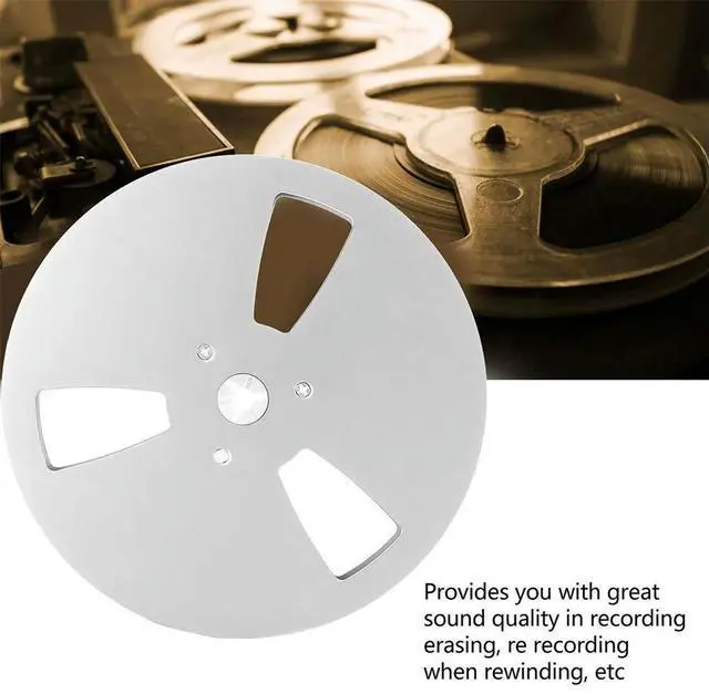 Alt view image 2 of 7 - 1/4 7 Inch Recording Takeup Reel 3 Holes Replacement Opening Machine Part for TEAC Universal for Reel To Reel Tape