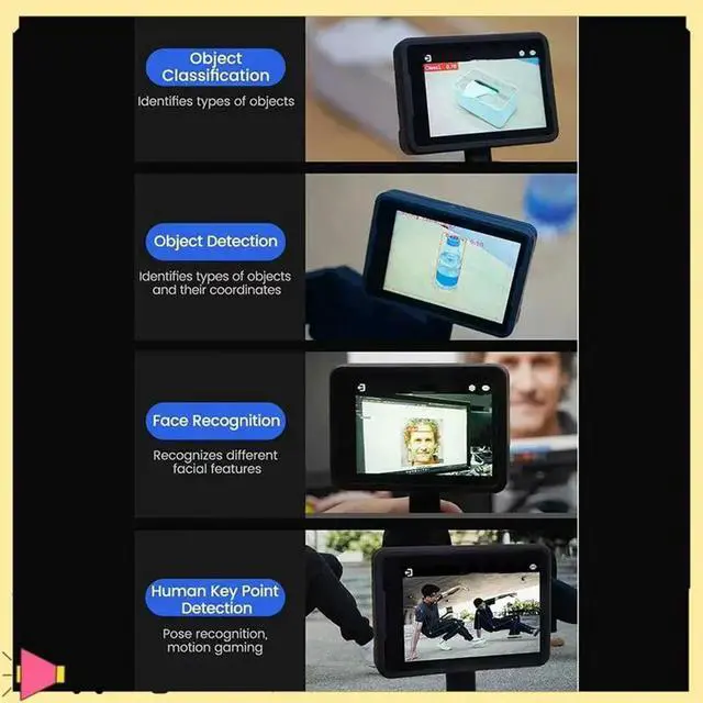 Alt view image 4 of 4 - For Sipeed Maixcam Development Board RISC V AI Kit 6 Linux 4MP Cam 2.3Inch Touch Screen Support 1 TOP NPU Python/C++