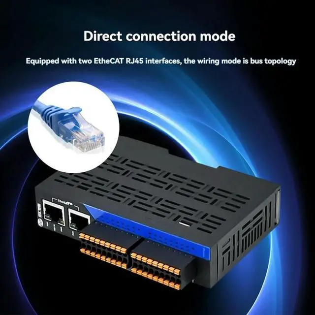 Alt view image 3 of 4 - EDS-32A Series EtherCAT Remote IO Data Acquisition Module Ethernet Communication PLC Controller 16-Way