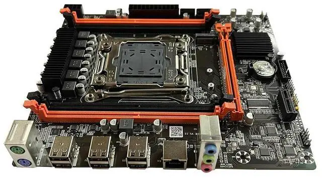 Alt view image 4 of 4 - X99E Motherboard+E5 2676 V3 CPU+Thermal Grease Support 4XDDR4 RECC RAM PCIEX16 NVMe Gigabit LAN Card Desktop Motherboard
