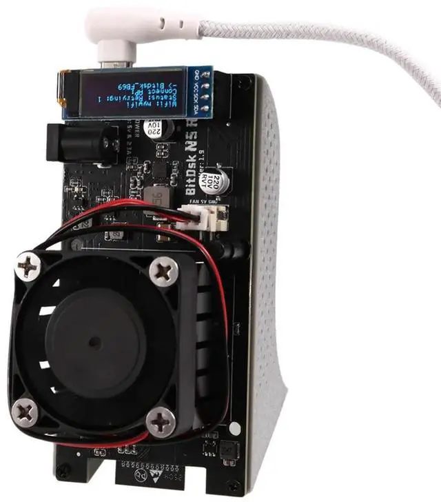 Alt view image 4 of 4 - Bitaxe BM1397 BTC Solo Miner, 200Gh/S ASIC Chipset, EU Plug For Energy-Efficient Bitcoin Mining