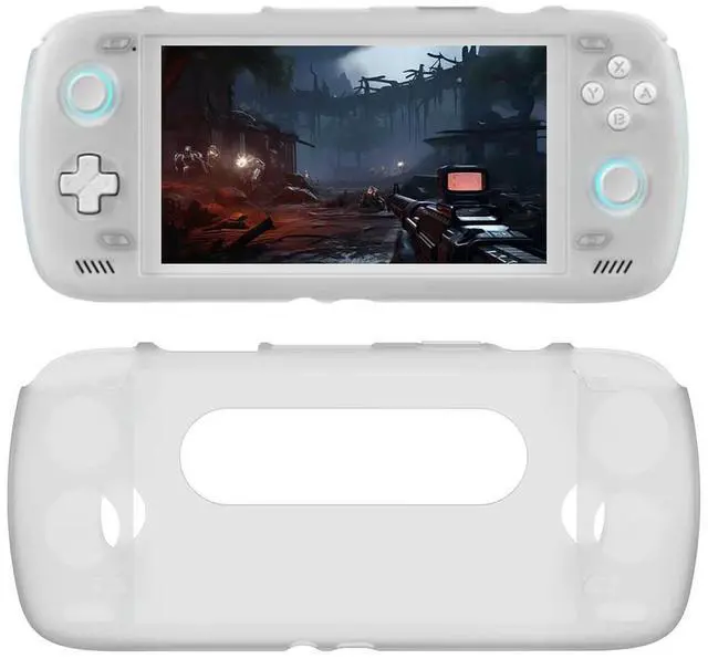 Main image of For AYN Odin 2 Silicone Protective Case Shockproof White Game Console Soft Shell Case Cover Shell Skin Cover for Odin 2 Handheld