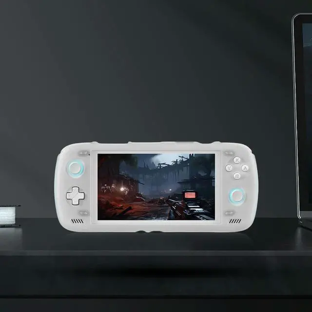 Alt view image 4 of 4 - For AYN Odin 2 Silicone Protective Case Shockproof White Game Console Soft Shell Case Cover Shell Skin Cover for Odin 2 Handheld