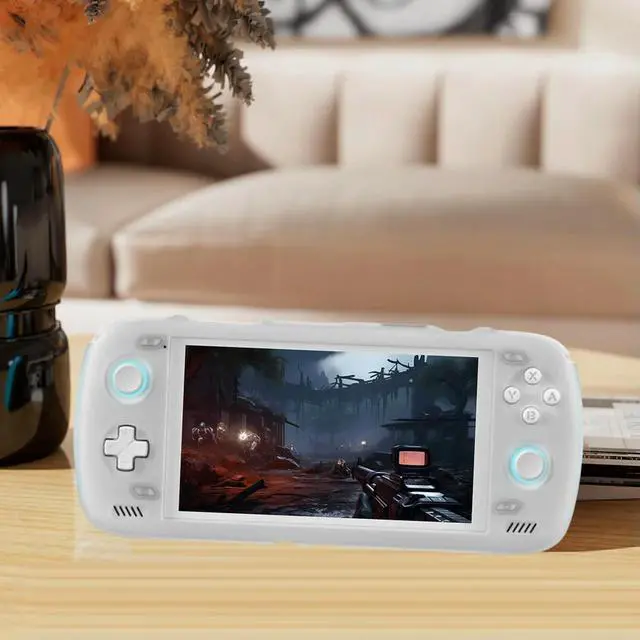 Alt view image 3 of 4 - For AYN Odin 2 Silicone Protective Case Shockproof White Game Console Soft Shell Case Cover Shell Skin Cover for Odin 2 Handheld