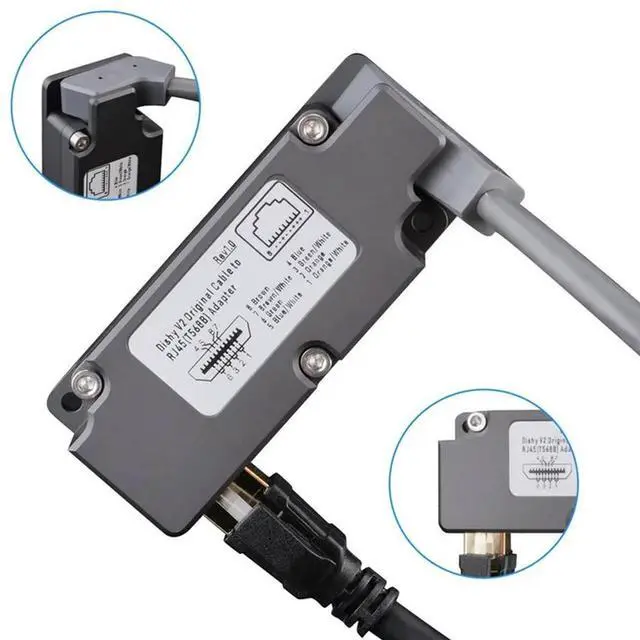 Alt view image 4 of 4 - CB1 Antenna Adapter For Starlink V2 DISHY Cable Adapter To RJ45 For Starlink 12V 24V Conversion Cable And Connection
