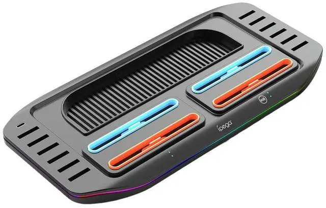 Alt view image 4 of 4 - For NS2 Charging Dock Station Indicator Light Joy-Con Controller Charger 4 In 1 Console Charging Base Gaming Accessories