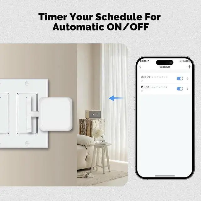 Alt view image 3 of 4 - Bluetooth-Compatible Finger Robot App Control Button Controller Rechargeable Wireless Light Button Pusher Robot for Home