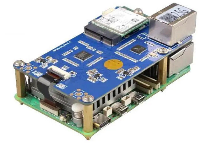 Main image of MPW2.5G for Raspberry Pi 5 Expansion Board PCIE to 7 2.5G ETH with Module Antenna RTL8125 M.2 Ekey for RPI 5