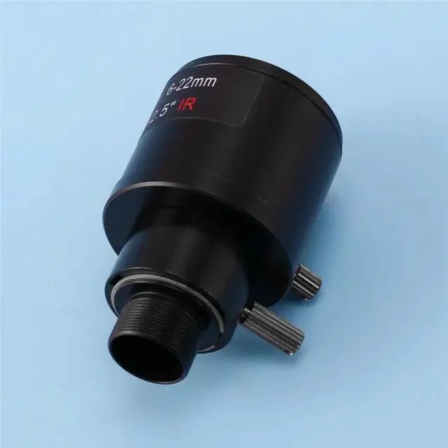 Alt view image 2 of 4 - 3X CCTV Lens 1/2.5 Inch 6-22Mm 5MP M12 Mount Varifocal Lens F1.6 For 4MP/5MP CMOS/CCD Sensor Security IP/AHD Camera