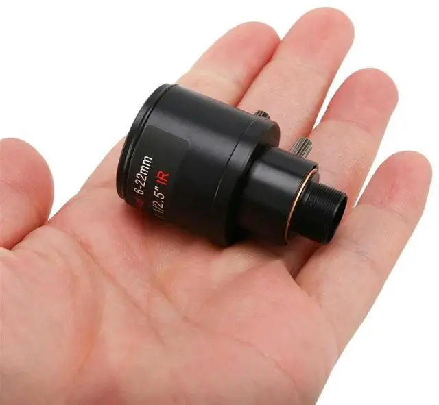 Main image of 3X CCTV Lens 1/2.5 Inch 6-22Mm 5MP M12 Mount Varifocal Lens F1.6 For 4MP/5MP CMOS/CCD Sensor Security IP/AHD Camera