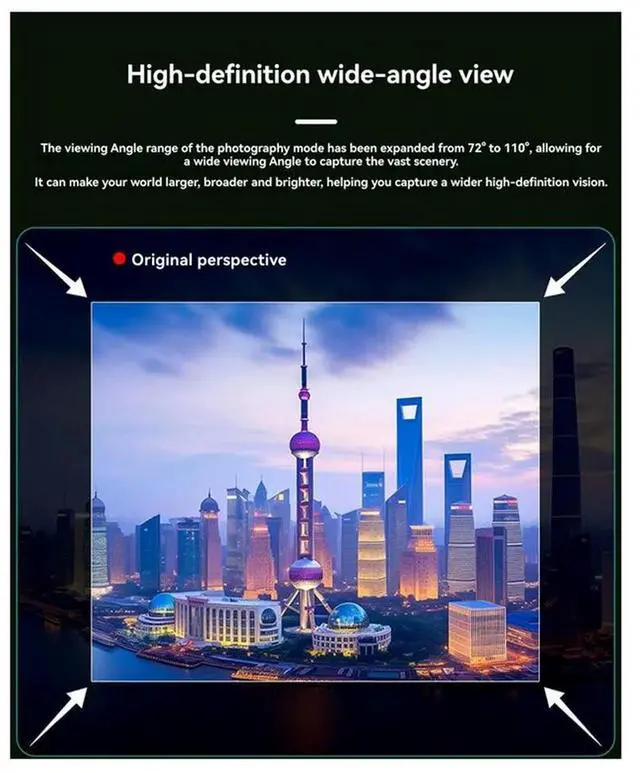 Alt view image 3 of 4 - Protective Filter Wide-Angle Lens Adapter 110 Degree Coverage For Mavic 4 Pro Drone For Mavic 4 Pro