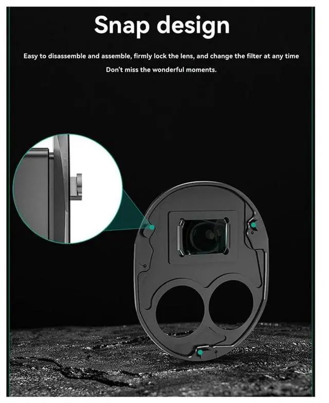 Alt view image 2 of 4 - Protective Filter Wide-Angle Lens Adapter 110 Degree Coverage For Mavic 4 Pro Drone For Mavic 4 Pro