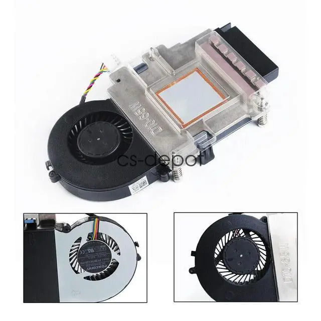 Alt view image 4 of 4 - 3080 5080 7080 Cooling Fan w/ Heatsink MFF CPU 65W C5T4N 8V5K1 08V5K1,