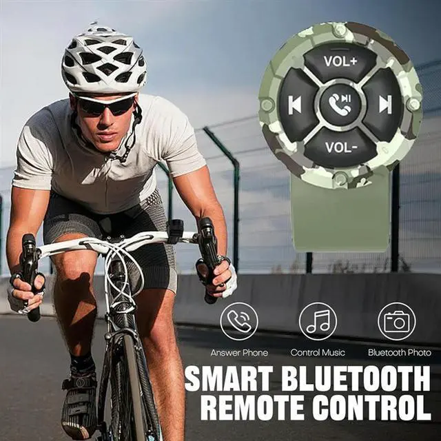 Alt view image 2 of 4 - Bluetooth Media Button Remote,5 Keys Wireless Music Controller For Car Motorcycle Steering Wheel Media Controller