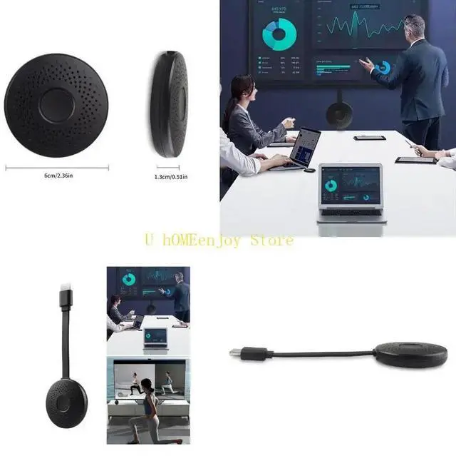 Multimedia Streaming 4K Wireless Display Dongle,Compatible for Multiple Devices And Formats Wireless Display Adapter