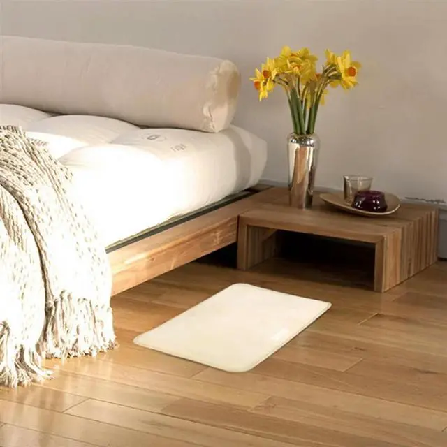 Main image of 2X Alarm Clock Stand On Pressure Sensitive Alarm Clock Mat Floor Rug LED Time