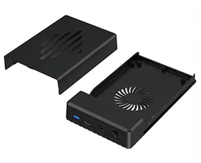 Alt view image 2 of 4 - Desktop 3.5-Inch USB 3.1 SATA Portable Hard Drive Enclosure Plastic Case HD356T USB To SATA Adapter