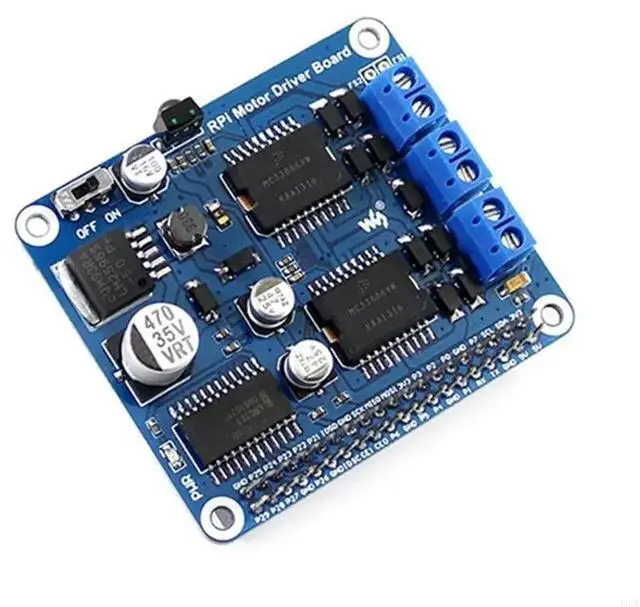 Alt view image 2 of 3 - 5V MC33886 Drives Expansion Board For Rpi Motor Driver Large