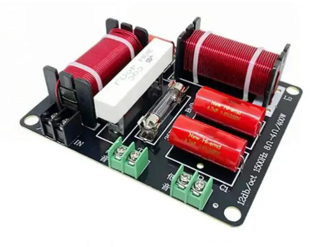 Main image of High-Power 400W Two-Way Frequency Divider High& Low Sound Audiophile-Grade Ktv Stage Speaker Soundboard DIY Audio Power