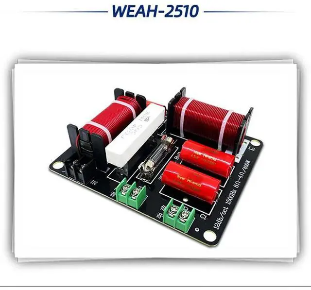 Alt view image 3 of 4 - High-Power 400W Two-Way Frequency Divider High& Low Sound Audiophile-Grade Ktv Stage Speaker Soundboard DIY Audio Power