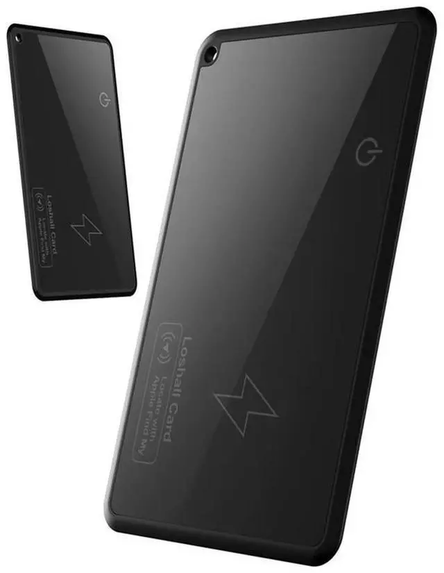 Alt view image 4 of 4 - 2Pcs Wireless Charging Tracking Location Mini Wallet Tracker Card Waterproof GPS Locator Work For Find My Tracker