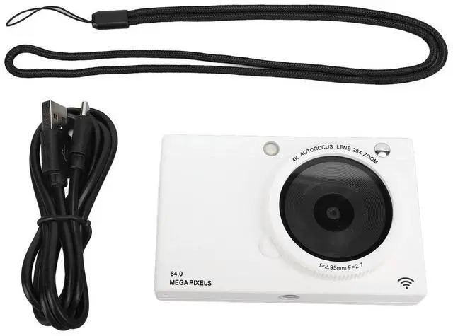 Main image of 4K Digital Camera Wireless 2.83 Inch 28X Digital Zoom MP3 Autofocus Retro Compact Small Camera with 1/4 Inch Thread for Video