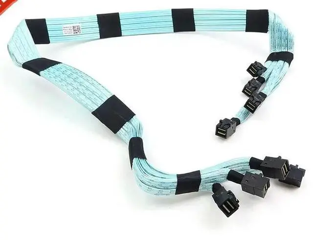 Main image of Poweredge R920 R930 Server 4X TO 4X Mini-SAS Hard Drive Harness Cable 66FK9 066FK9,