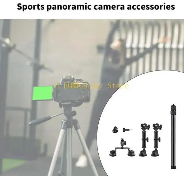 Alt view image 2 of 3 - Car Suction Camera Mount Comprehensive With 47.2Inch Selfie For Capturing Action Extension