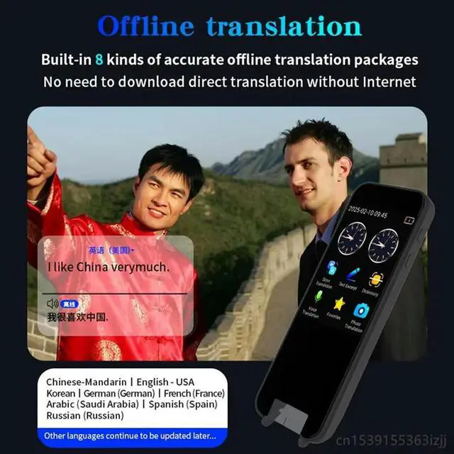 Alt view image 3 of 4 - AI Scanning Reading Translator Pen Translator Pen With 113 Language Vioce Offline Translator Dictionary
