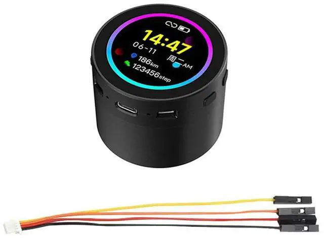 Alt view image 3 of 4 - ESP32-S3 1.85Inch Round Display Development AI Board 360X360 Supports Bluetooth AI Voice Recognition